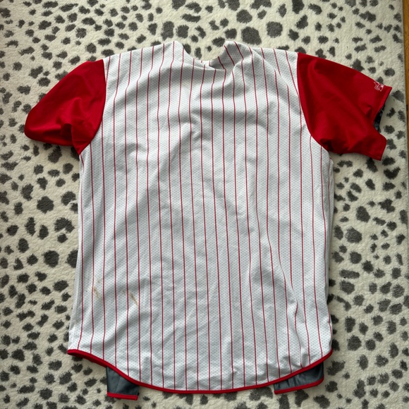 Men’s St Louis Cardinals Majestic Reversible Jersey - Size LG - Picture 10 of 16